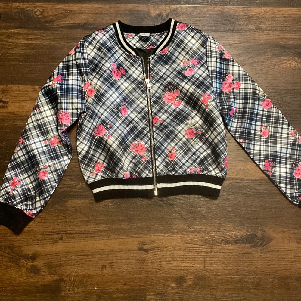 Arizona Girls L Floral Jacket
